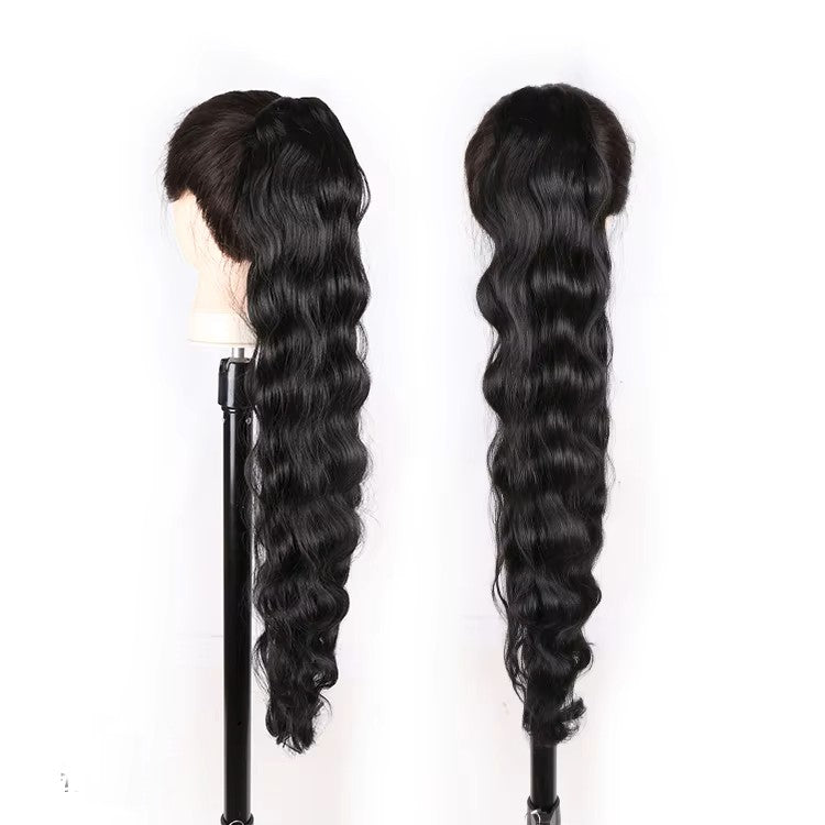 Lori - 70cm Vågigt svart