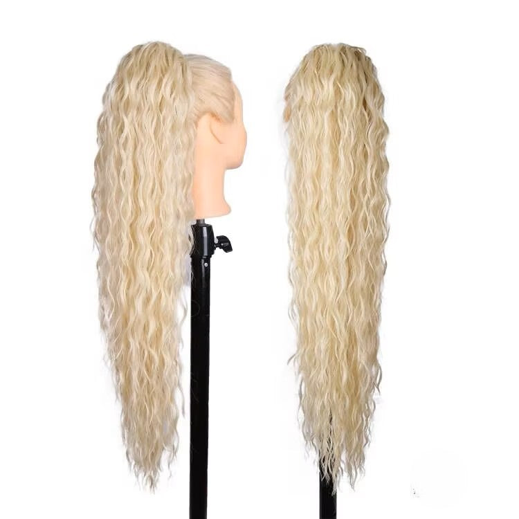 Sandra - 70cm Krusig varm blond