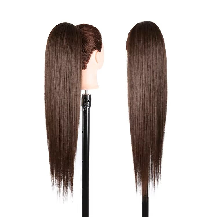 Jasmina - 70cm Platt Mörkbrun