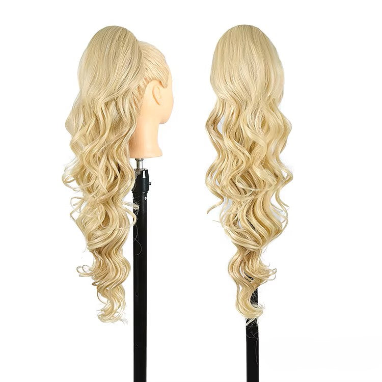 Lea - 70cm Lockig Kall ljusblond