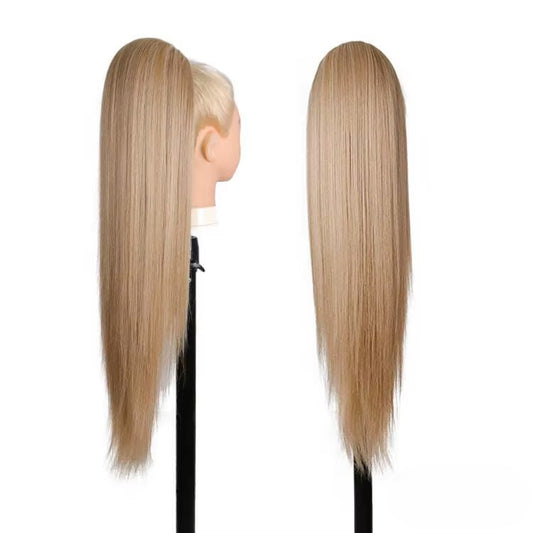 Saga - 70cm Platt Mellanblond