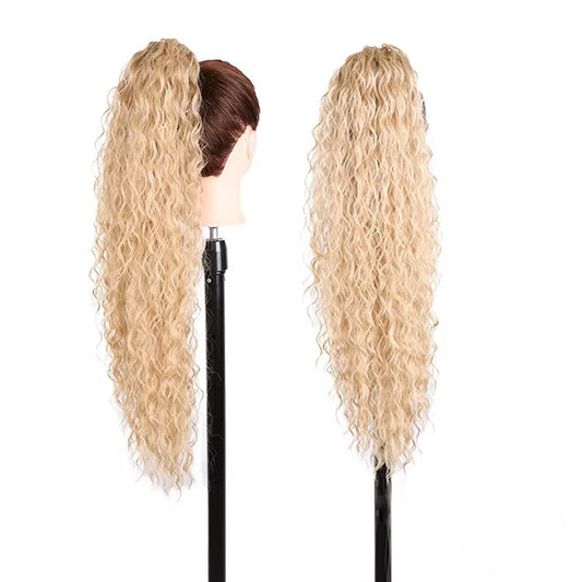 Yazz - 70cm Krusig Varm ljusblond