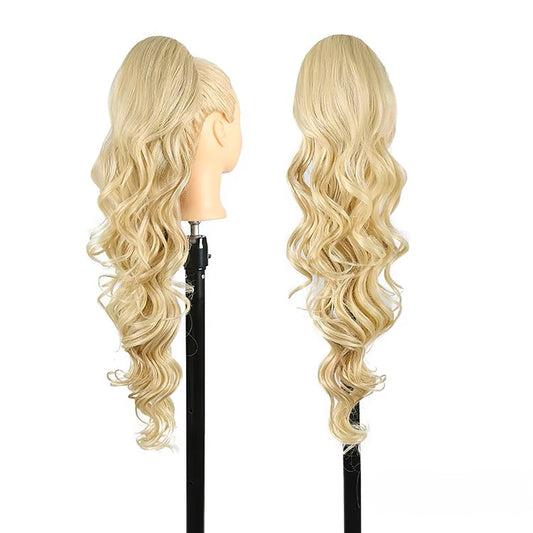 Lea - 70cm Lockig Kall ljusblond