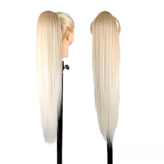 Sonja - 70cm Platt Platinablond