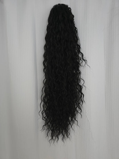 Anna - 70cm Krusigt svart
