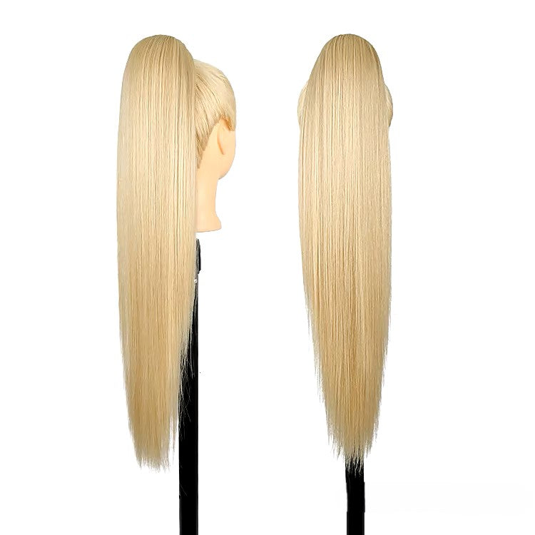 Emelie - 70cm platt Varm Ljusblond